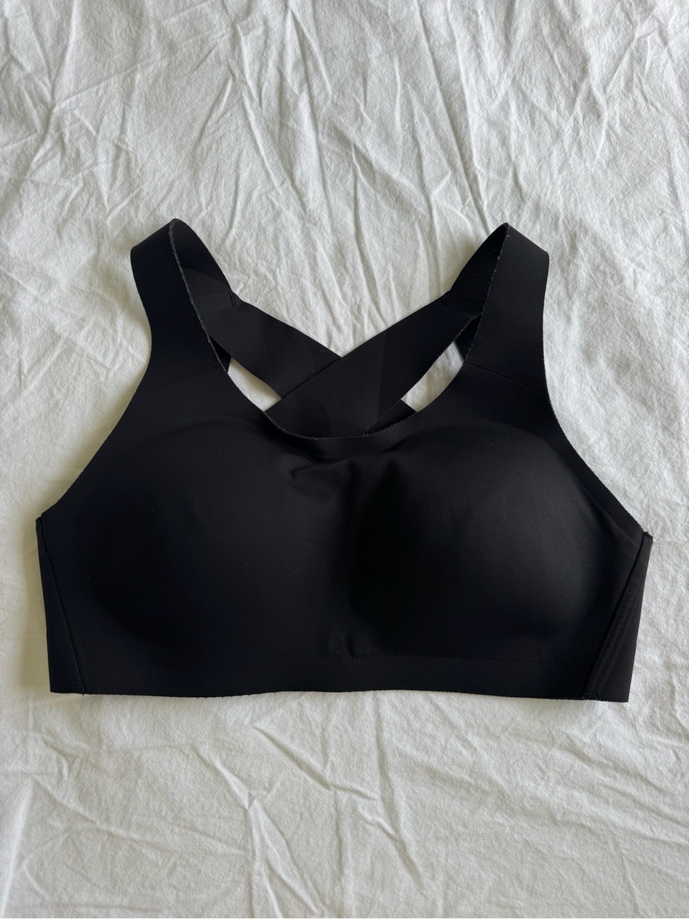lululemon athletica Black Crossback Seamless Sports Bra